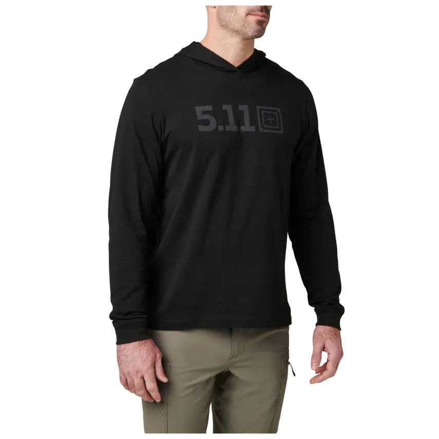 CAMISETA 5.11 - HOODED L/S TEE