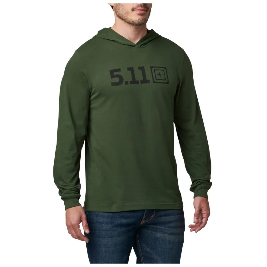 CAMISETA 5.11 - HOODED L/S TEE