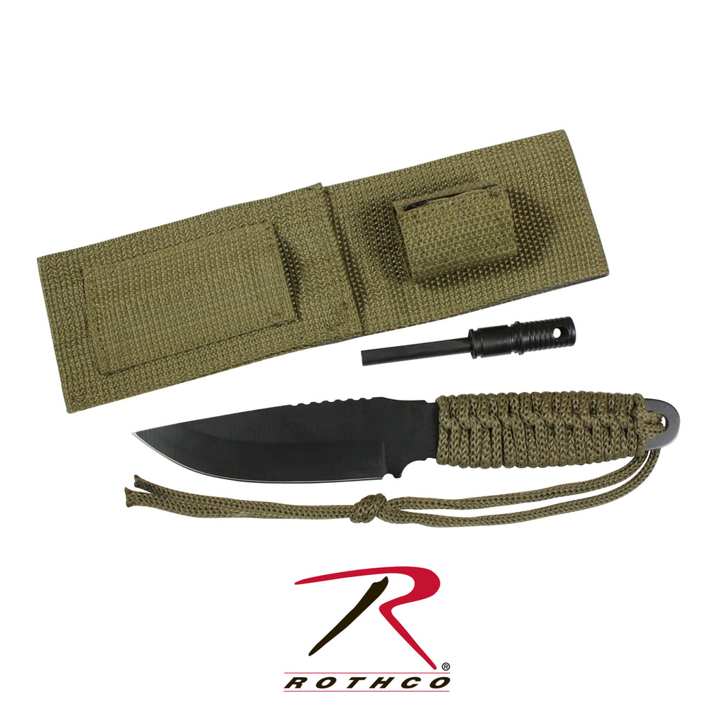ROTHCO - Rothco Paracord Knife With Fire Starter