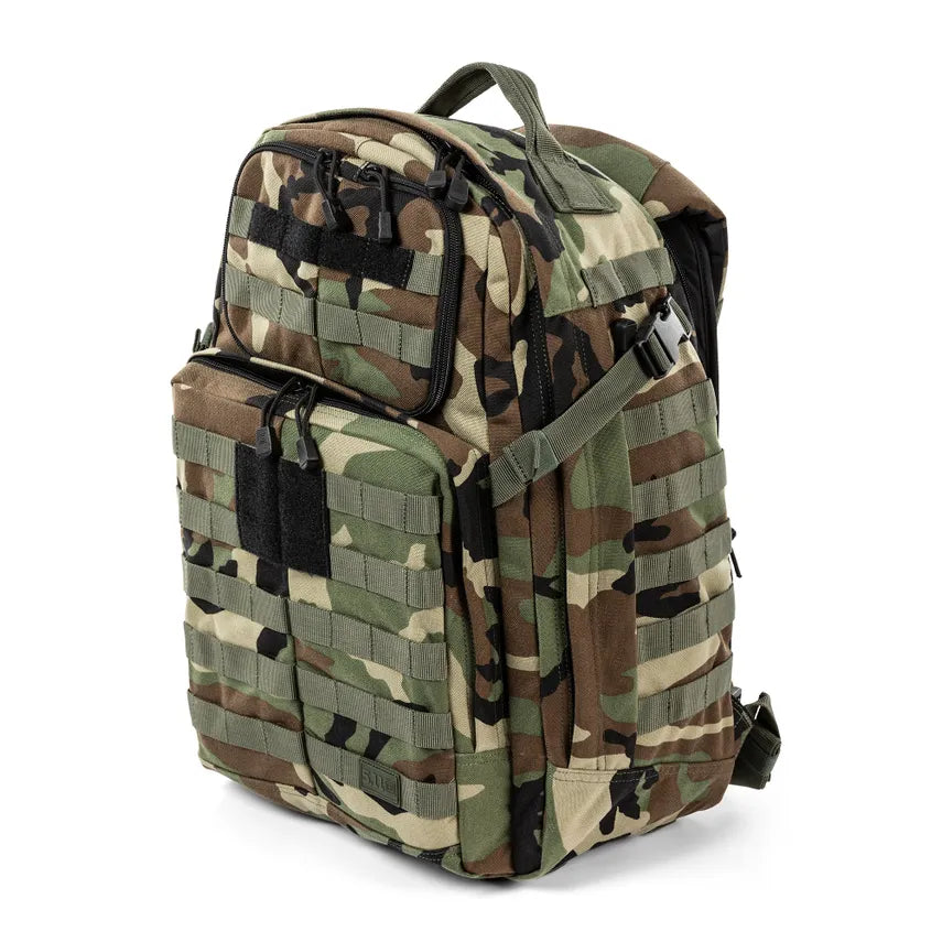 MOCHILA 5.11 - RUSH24 2.0 WOODLAND CAMO