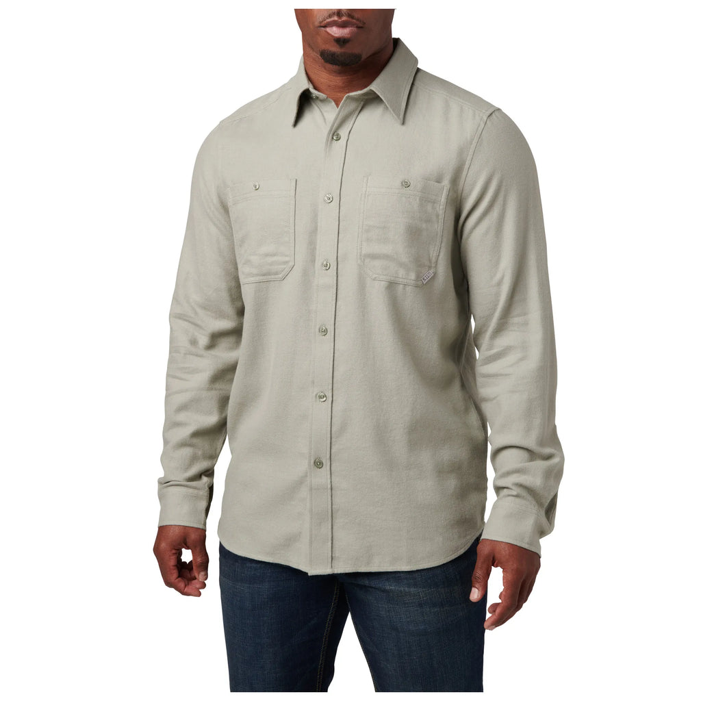 個人装備 5.11 SILVERWOOD SOLID FLANNEL L/S SHIRT CAMISA 5.11 - SILVERWOOD FLANNEL – CSI Tactical