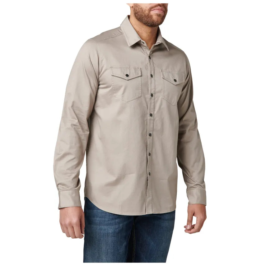 CAMISA 5.11 - GUNNER SOLID L/S