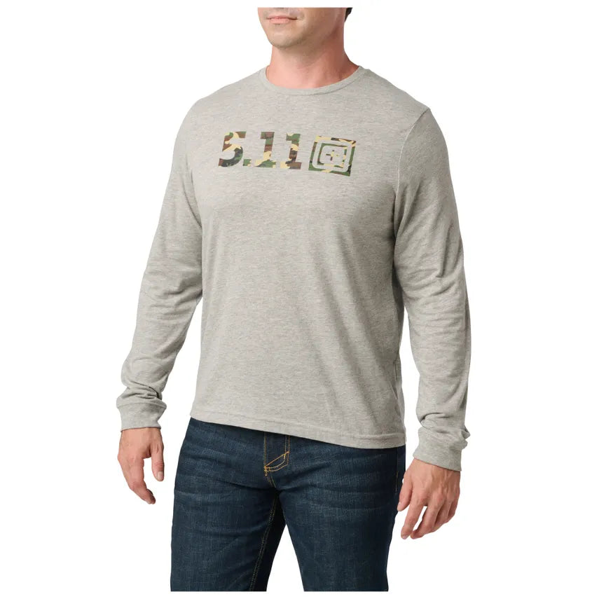 5.11 - WOODLAND CAMO FILL LS TEE