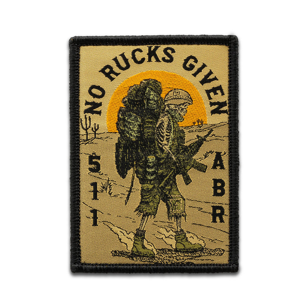 5.11 - NO RUCKS GIVEN PATCH