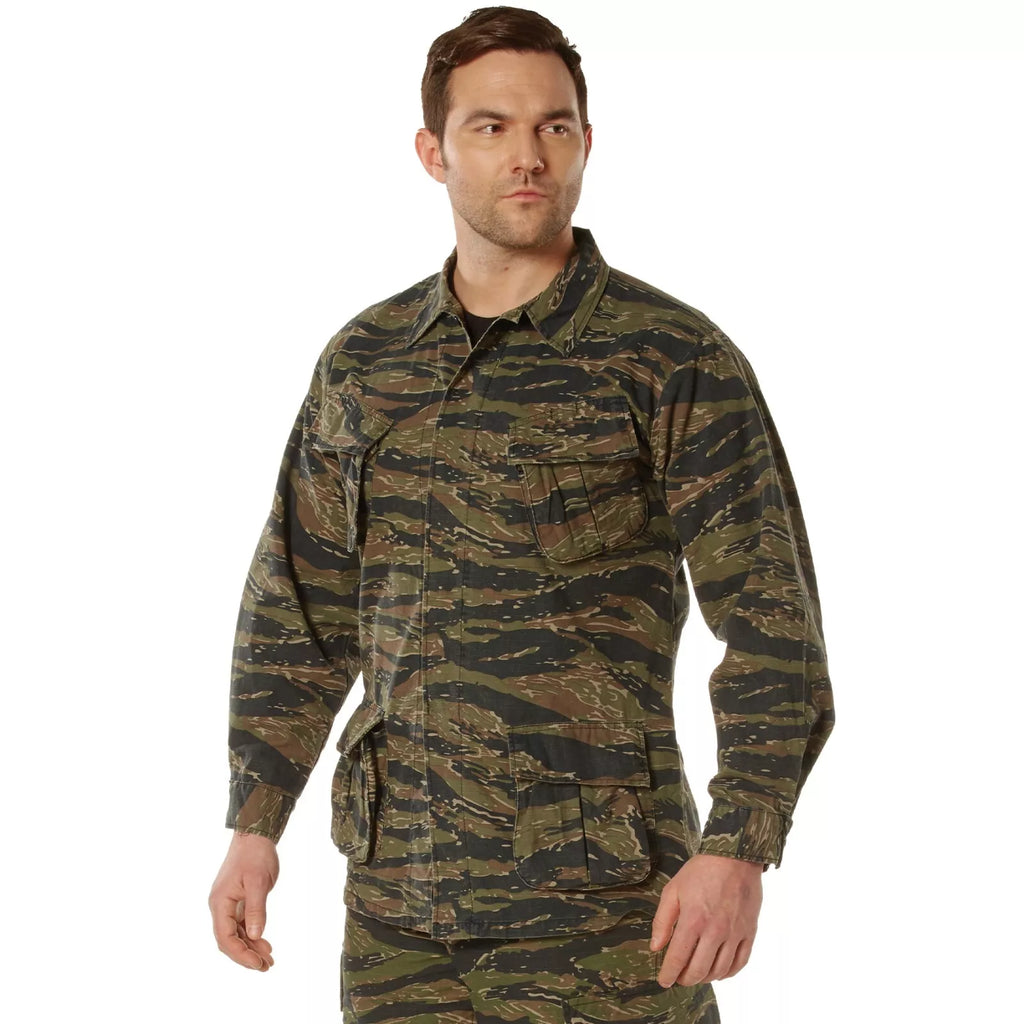 CAMISA ROTHCO -  VINTAGE VIETNAM FATIGUE SHIRT RIP-STOP