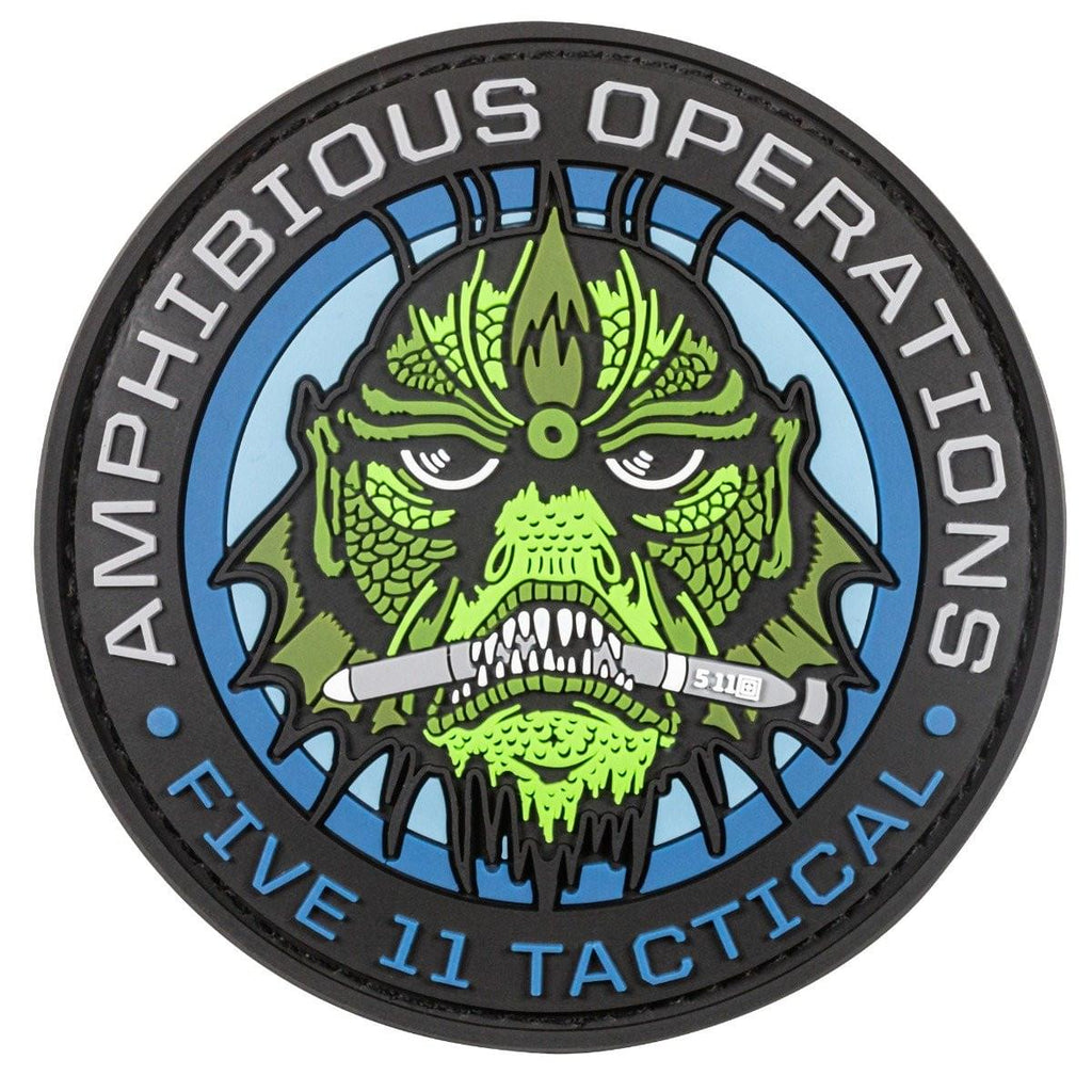 5.11 - AMPHIBIOUS OPS PATCH / GREEN-GREEN-CSI Tactical