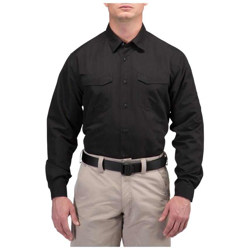 5.11 - FAST-TAC L/S SHIRT-BLACK-S-CSI Tactical