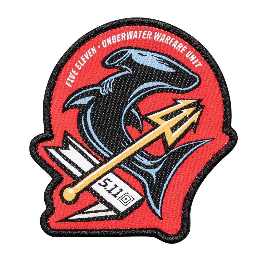 5.11 - HAMMERHEAD WARFARE PATCH / RED-RED-CSI Tactical