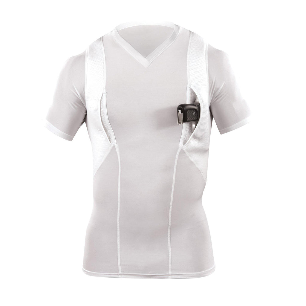 5.11 - HOLSTER V-NECK S/S SHIRT-WHITE-S-CSI Tactical