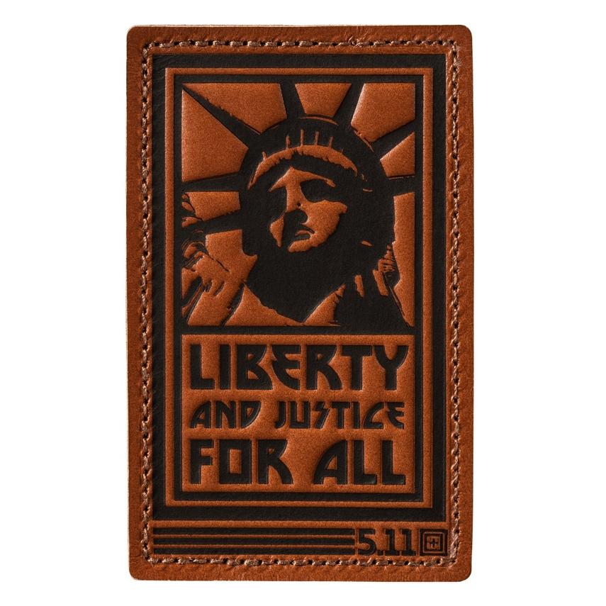 5.11 - LIBERTY AND JUSTICE PATCH-BROWN-CSI Tactical