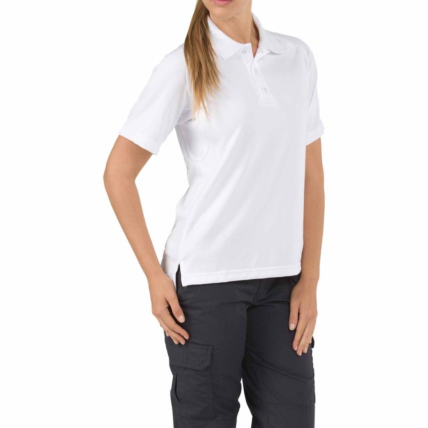 5.11 - WM PERFORMANCE S/S POLO-WHITE-L-CSI Tactical