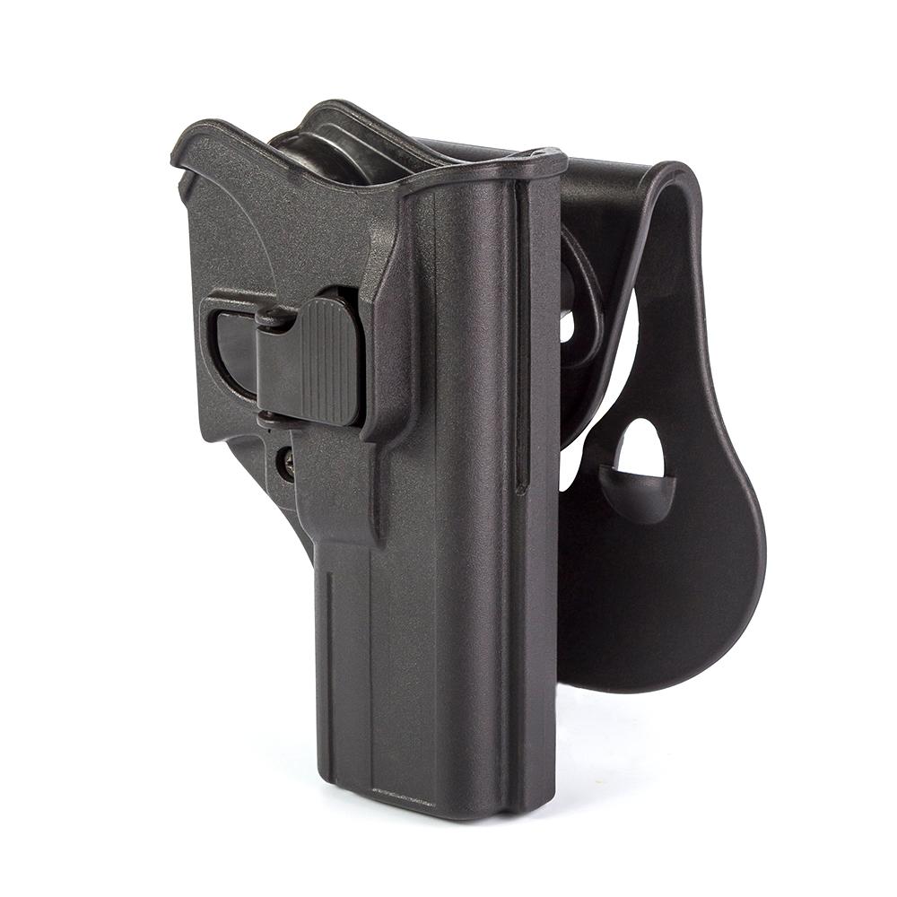 MILFORT - PORTA PISTOLA GLOCK 17/19/22 DER N-2 T.PALETA